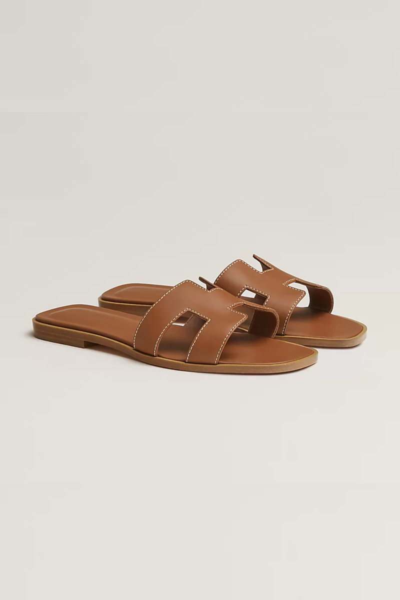 Helena | Dames Leren Slippers met Luxe Ontwerp | Zomer