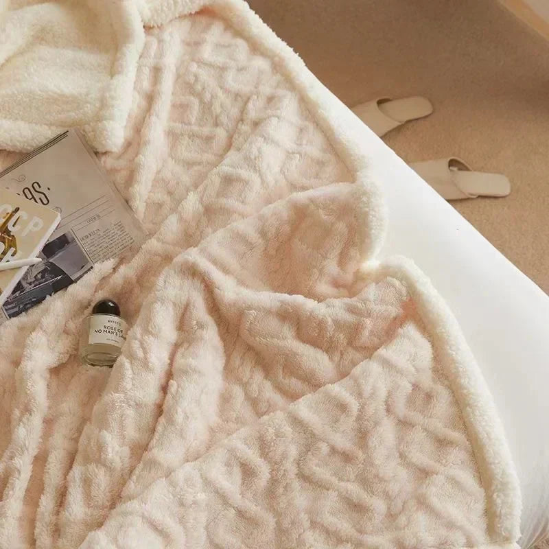 Dikke Winter Lamswol Deken - WarmWool