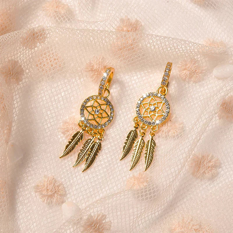 Evani️ | Elegante verfijning met 14-karaats gouden oorbellen