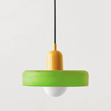 ColorLoop Pendant – Kunstzinnige Bauhaus Hanglamp met Warm Licht