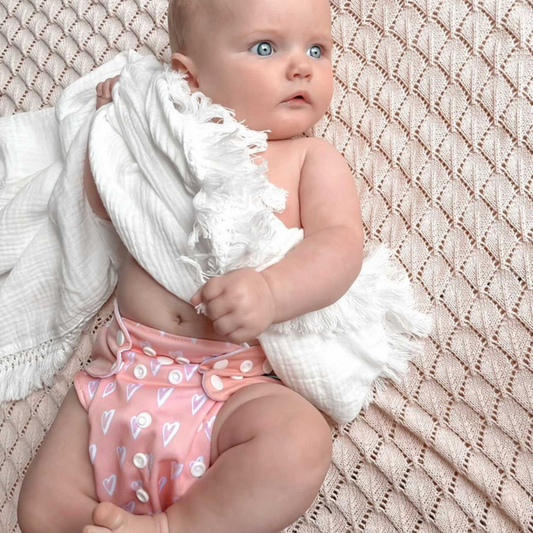 Herbruikbare & lekvrije stoffen luiers voor baby's – Eco-luierset