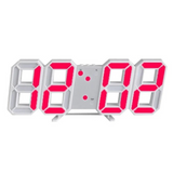 Futuristische LED Wandklok – Minimalistisch Design met Slimme Tijdweergave