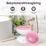 Elektrische Make-up Kwastenreiniger - Snelle en Grondige Reiniging