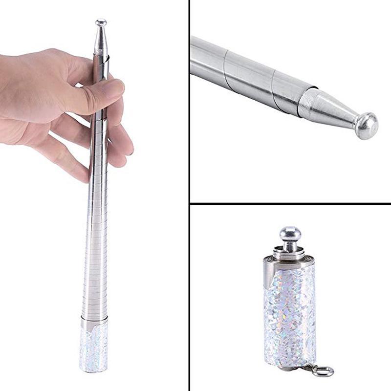 Draagbare metalen stok voor zelfverdediging en goochelen