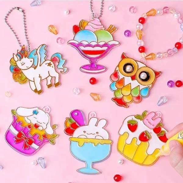 DIY-Kreativset met Kristallen voor Kinderen – 1 kopen, 1 gratis