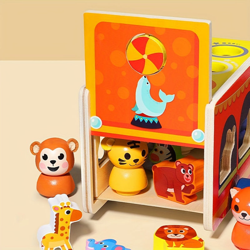 Educatieve Circus Dieren Vrachtwagen - Voor Creatief Spel en Leren