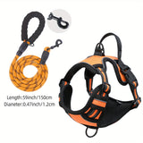 Reflecterend Hondenharnas met Leash Set - Verstelbaar en Veilig voor Wandelen en Training