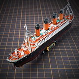 Titanic 3D Metalen Model Kit – Gedetailleerd DIY Model voor Creatieve Knutselaars