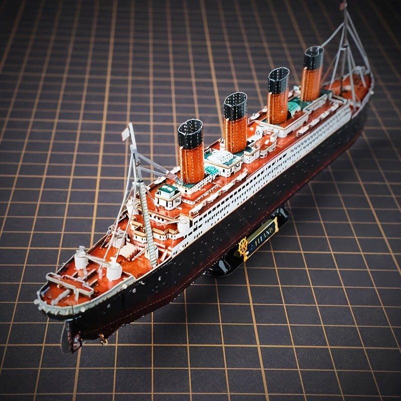 Titanic 3D Metalen Model Kit – Gedetailleerd DIY Model voor Creatieve Knutselaars