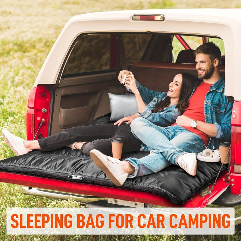 Deluxe 2-in-1 Camping Slaapzak met Kussen – Perfect voor Kamperen en Buitenavonturen
