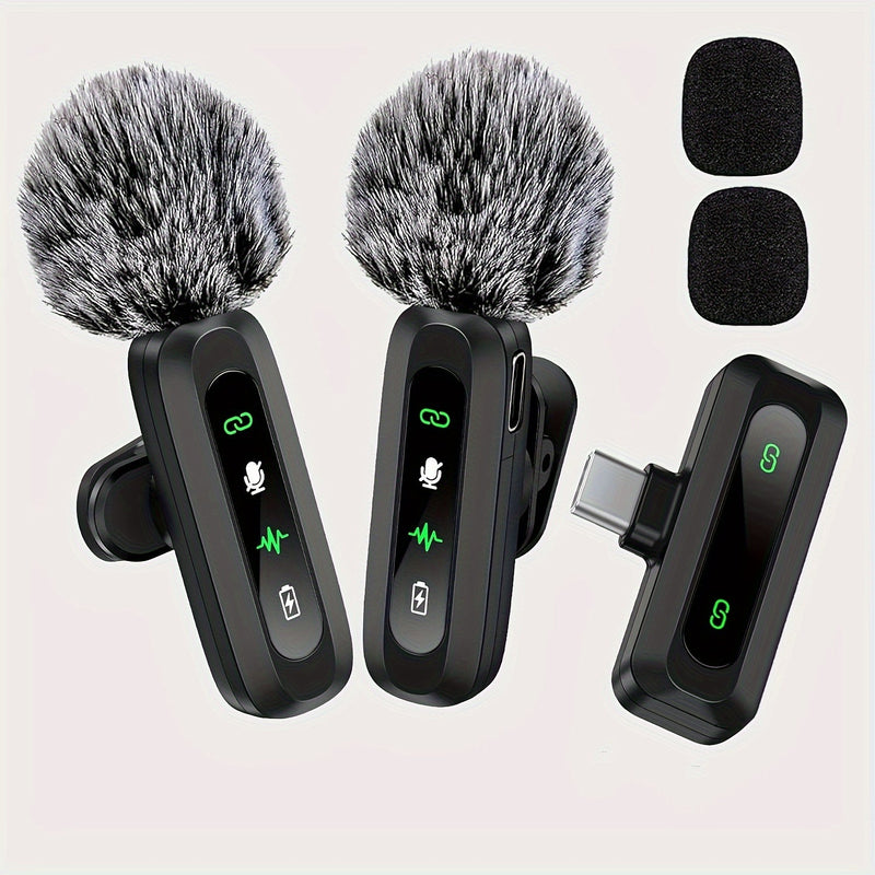 SoundClip Draadloze Lavalier Microfoon - Voor Smartphones en Tablets