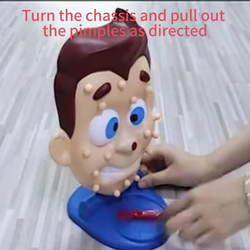 Poppelde Acne Puzzel - Grappig Knijp Speelgoed voor Familieplezier