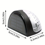 SolarGlow Halfronde LED Hekverlichting – Elegant en Duurzaam