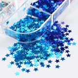 12 Kleuren Sterren Sequins – Glitter Sequins in Lange Doos voor DIY en Scrapbooking