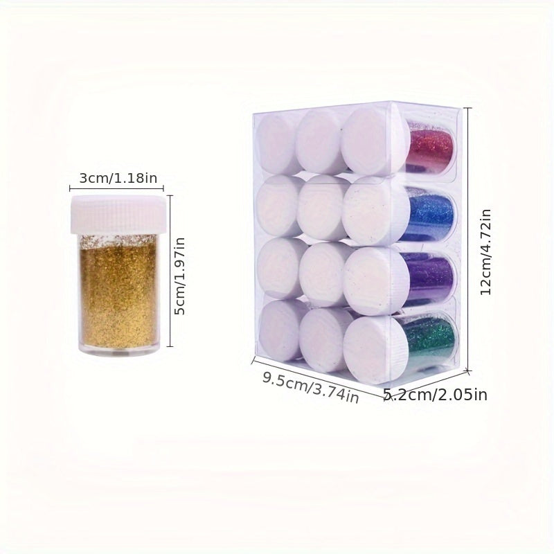 Glitter Set voor Handwerk – Perfect voor Feestdecoraties en Creatieve Projecten