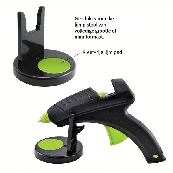 FlexStand Hotlijmpistool Houder – Stabiel en Gebruiksvriendelijk