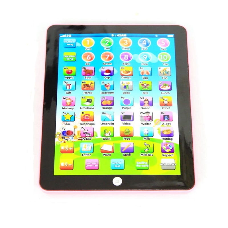 Interactief Leer-Tablet voor Peuters met Geluiden, Kleuren & Quizfunctie – 7,5 Inch