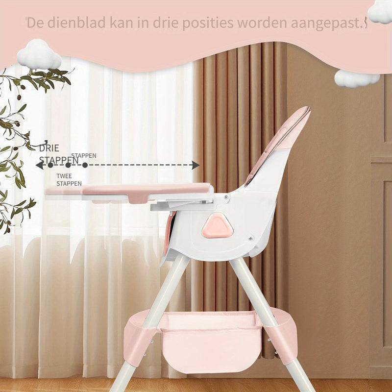 FlexiGrow Peuter Hoogstoel – Verstelbaar & Multifunctioneel