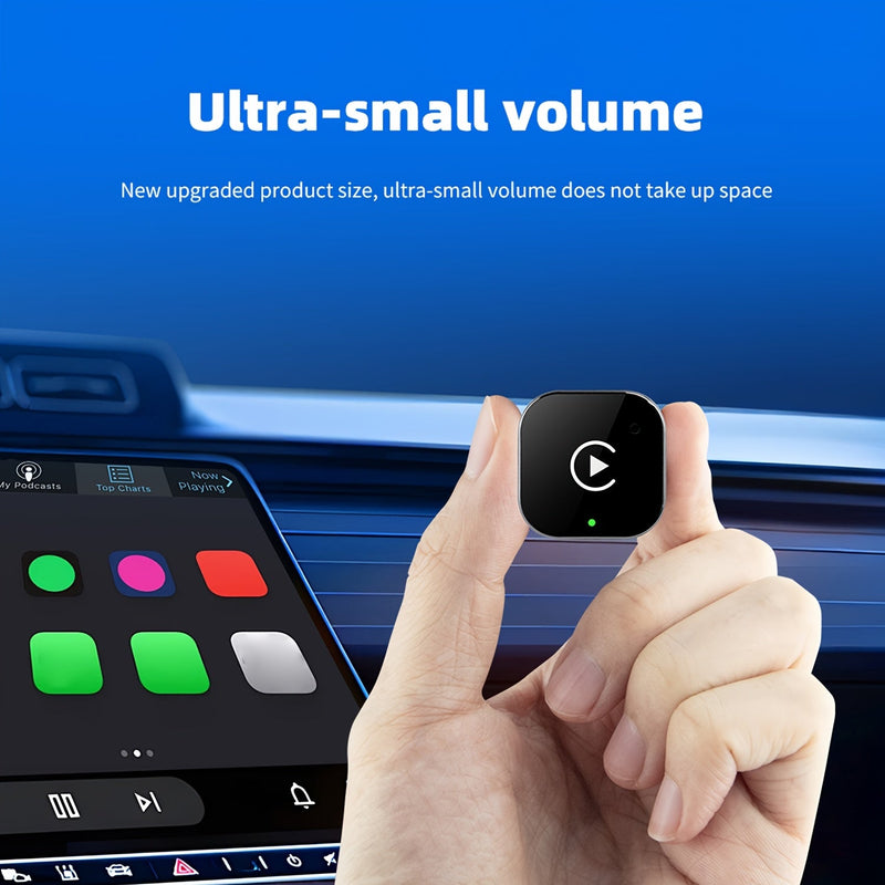 2-in-1 Draadloze CarPlay & Android Auto Adapter – Plug & Play Snel Verbonden