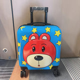 Leuke Kinderkoffer met Eend-ontwerp – Ideaal voor Kinderen, 16.5 Inch met Geruisloze Wielen