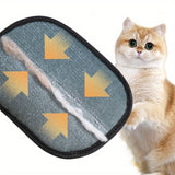 FurEase Huisdierhaarverwijderingshandschoenen – 4 Stuks voor Honden en Katten