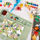 Siliconen Schildermat met Palet en Penseelhouder – Duurzaam en Flexibel