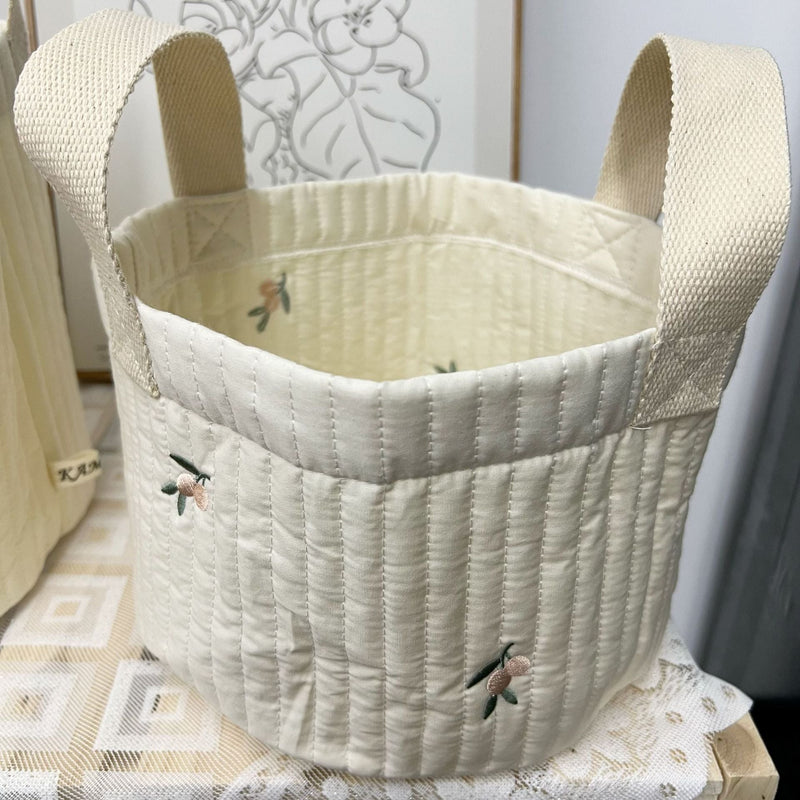 Gequiltete Stoffopbergtas voor de kinderkamer – 1+1 Gratis