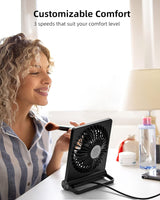 BreezeMax | Ultra-Stil Sterke Wind Kleine Tafelventilator