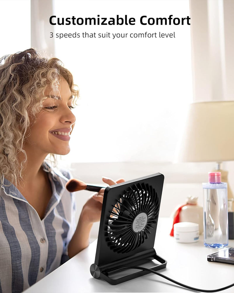 BreezeMax | Ultra-Stil Sterke Wind Kleine Tafelventilator