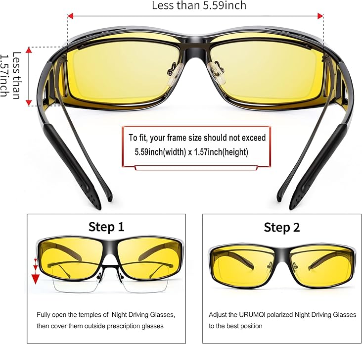 Nachtbril met Polarisatie - Jeremy