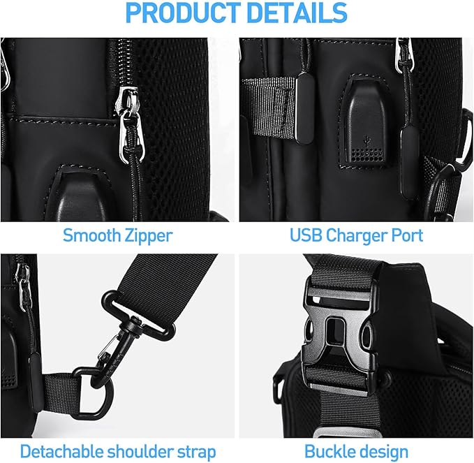 Compacte Crossbody Sling-Rugzak – UrbanLite