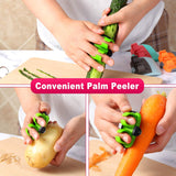 4-delige Vinger-Groenteschiller Set