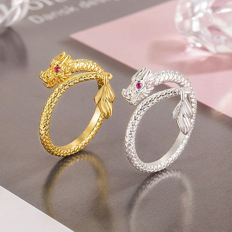 Dragon Lucky Ring | Laat de gunst van het geluk los met deze geluksring!