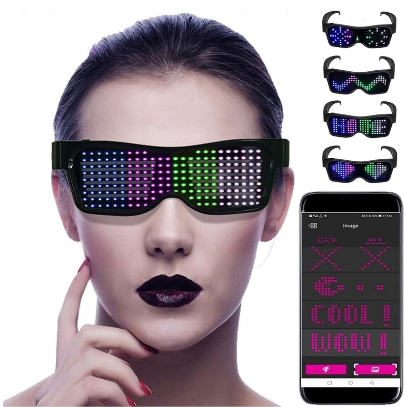 App-programmeerbare LED-feestbril - GlowBeat