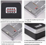 Sleutelkast voor Buiten – Beveiligde Sleutelkast met Instelbare Code voor Huis, Inclusief Montagekit (Wandmontage)