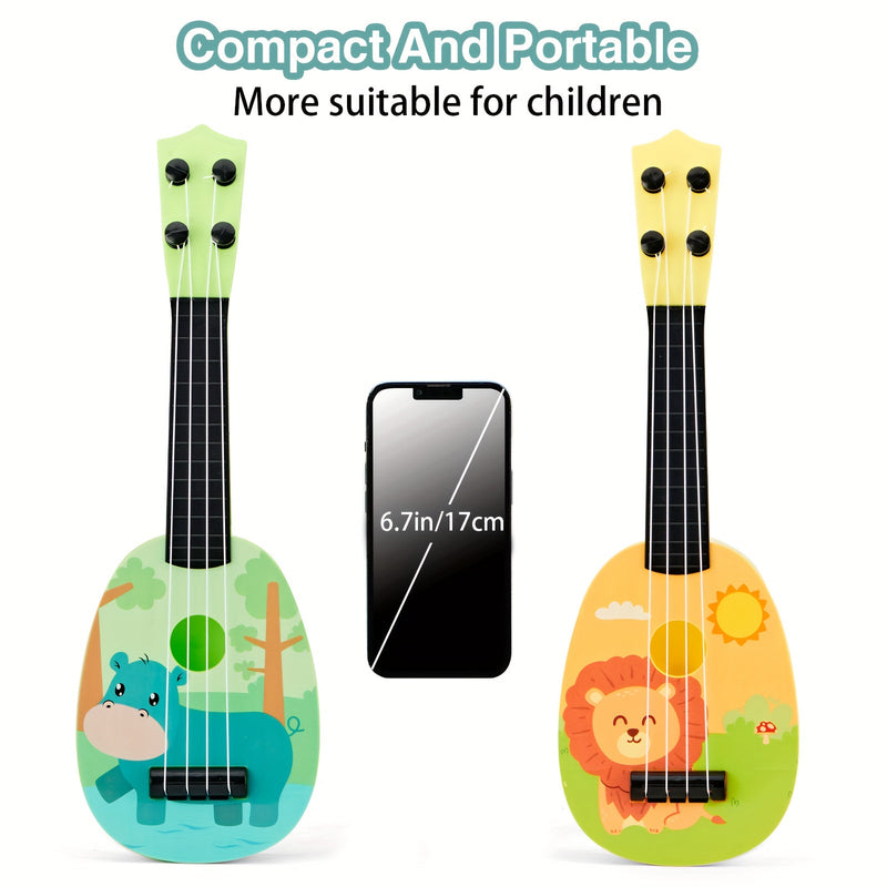 Schattige Ukulele voor Kinderen – Vrolijk en Kleurrijk Muziekspel voor Beginners