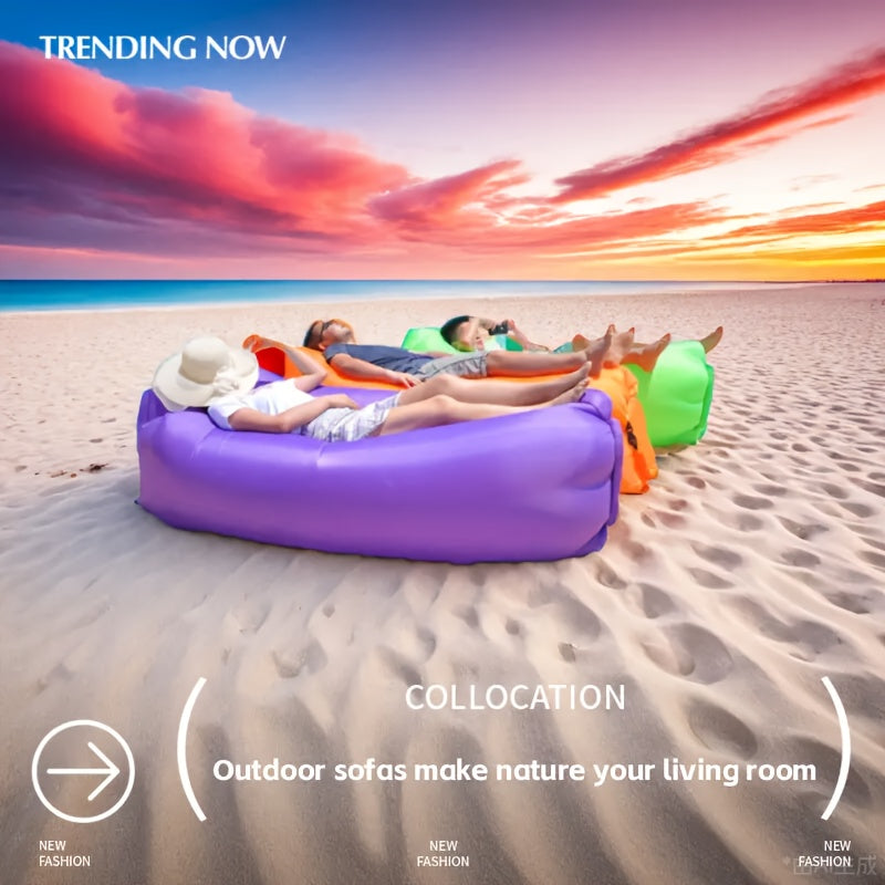Opblaasbare Loungebank - Lichtgewicht en Comfortabel voor Kamperen en Buitenavonturen