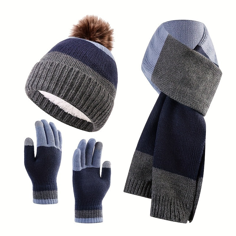 Trendy Winterset - Muts, Sjaal en Handschoenen voor Koude Dagen