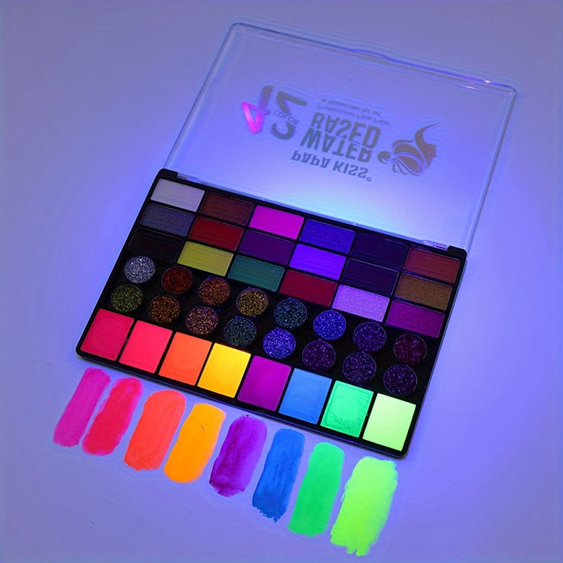 42-Kleur Watergedragen Gezichts- en Lichaamsverf Set – Perfect voor Creatieve Kunst en Schilderen