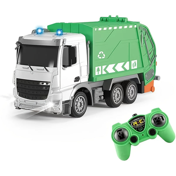 EcoTruck RC Vuilniswagen - Realistische Speelgoedwagen met Licht & Geluid