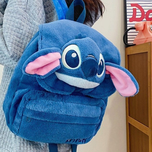 Disney Stitch Pluche Rugzak voor Kinderen – Schattig en Duurzaam voor School en Dagelijks Gebruik