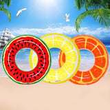 Fruit-Thema Opblaasbare Zwembad Floats – Set van 3 Duurzame Ringen