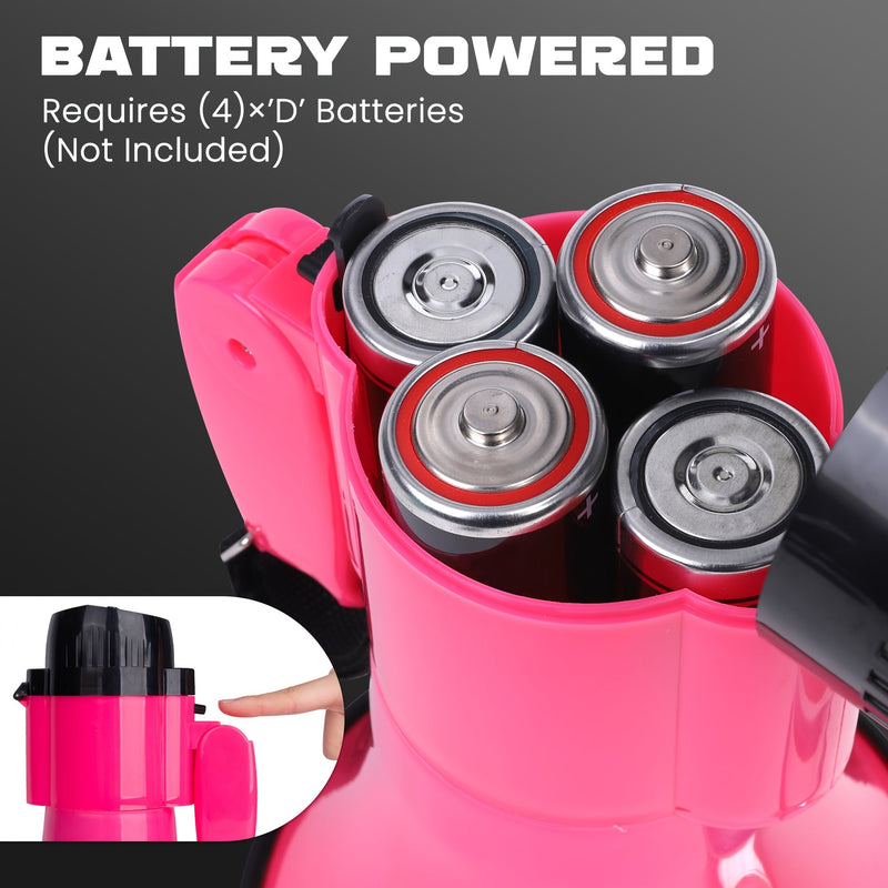 Krachtige Megaphone met Sirene - Bereik tot 731 meter, Verstelbaar Volume