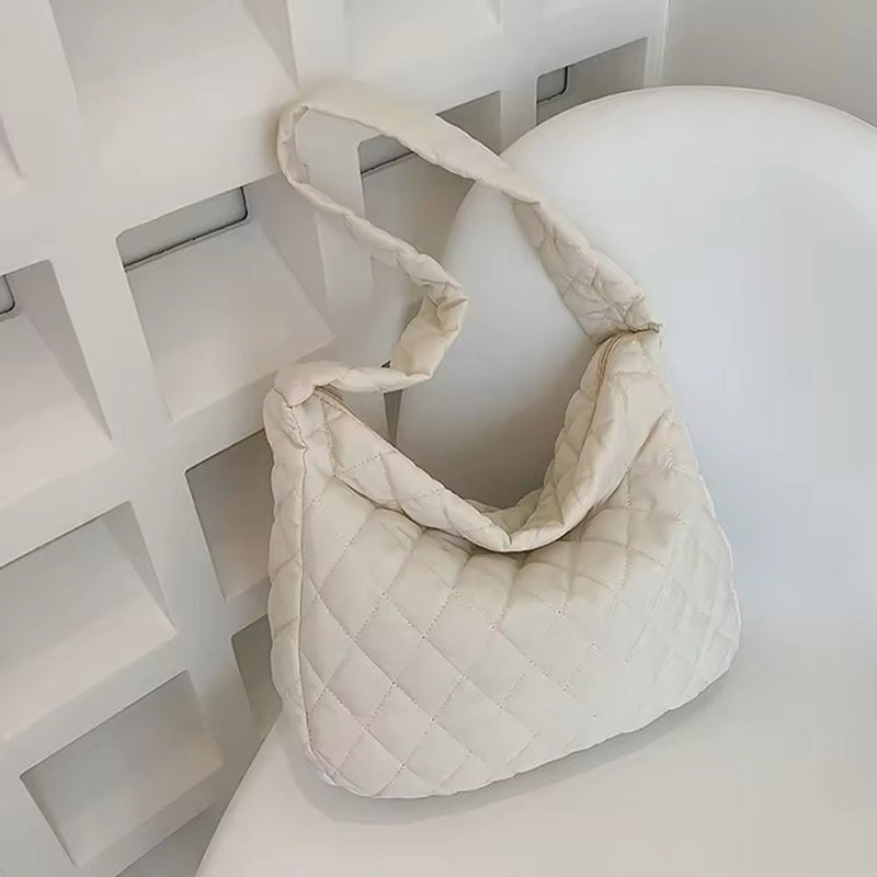 Gepolsterde Ballerina Extra Grote Puffer Tote Crossbody Gepolsterde Schoudertas