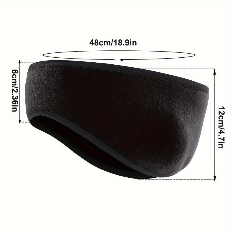 Fleece Oorwarmer Headband - Perfect voor Buitenactiviteiten in de Winter