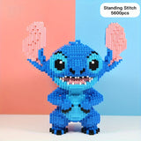 Stitch 3D Bouwpuzzel – Kleurrijk en Gedetailleerd Model voor Creatieve Bouwers