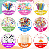 Complete Knutselset voor Kinderen – Creatieve Set met Stickers, Stokken, Veren en Meer