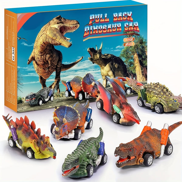 Dino Racer Speelset - Vlotte Dino Voertuigen voor Avontuurlijke Kinderen