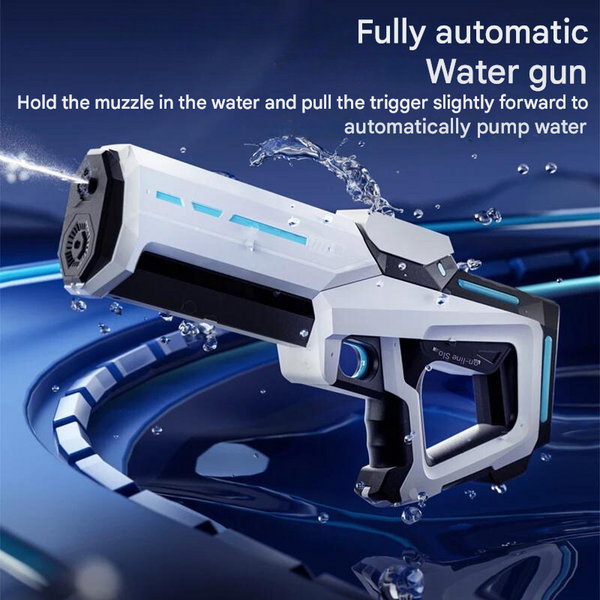 Automatisch waterpistool met 1L tank & 10 m bereik – puur zomerplezier