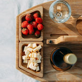 Draagbare Houten Picknick Wijn Tafel – WineNest